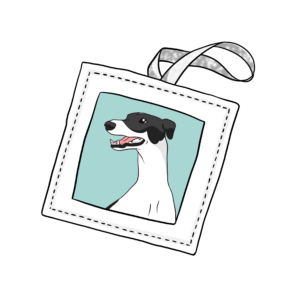 Custom Pet Portrait Christmas Decoration | Pop Art Puppy Dogs