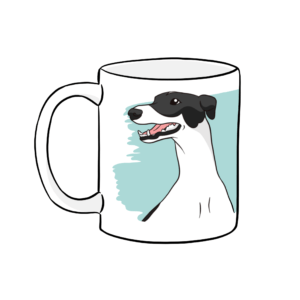 Custom Pet Portrait Mug | Pop Art Puppy Dogs